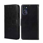 For Motorola Moto G 5G 2022 Crystal Texture Leather Phone Case(Black)