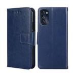 For Motorola Moto G 5G 2022 Crystal Texture Leather Phone Case(Royal Blue)