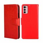 For Motorola Moto G42 4G Crystal Texture Leather Phone Case(Red)