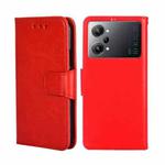 For OPPO K10 Pro 5G Crystal Texture Leather Phone Case(Red)