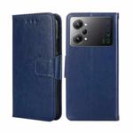 For OPPO K10 Pro 5G Crystal Texture Leather Phone Case(Royal Blue)