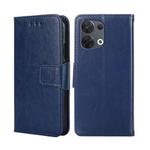 For OPPO Reno8 5G Crystal Texture Leather Phone Case(Royal Blue)