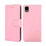 For TCL 30Z/T602DL Crystal Texture Leather Phone Case(Pink)