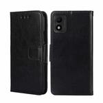 For TCL 303 Crystal Texture Leather Phone Case(Black)