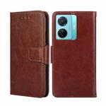 For vivo S15E 5G/T1 Snapdragon 778G Crystal Texture Leather Phone Case(Brown)
