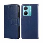 For vivo S15E 5G/T1 Snapdragon 778G Crystal Texture Leather Phone Case(Royal Blue)