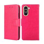 For Huawei Nova 10 Crystal Texture Leather Phone Case(Rose Red)