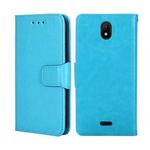 For Nokia C100 Crystal Texture Leather Phone Case(Light Blue)