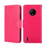 For Nokia C200 Crystal Texture Leather Phone Case(Rose Red)