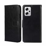 For Xiaomi Redmi Note 11T Pro 5G/Note 11T Pro+ 5G Crystal Texture Leather Phone Case(Black)