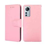 For Xiaomi 12 Lite Crystal Texture Leather Phone Case(Pink)