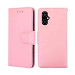 For Xiaomi Poco M4 5G Crystal Texture Leather Phone Case(Pink)