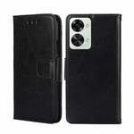 For OnePlus Nord 2T Crystal Texture Leather Phone Case(Black)