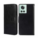 For OnePlus Ace/10R Crystal Texture Leather Phone Case(Black)