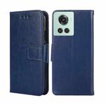 For OnePlus Ace/10R Crystal Texture Leather Phone Case(Royal Blue)
