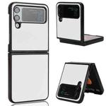 For Samsung Galaxy Z Flip3 5G Pasted Leather Protective Phone Case(White)