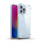 For iPhone 14 Pro Four-corner Airbag Anti-fall Phone Case(Transparent)