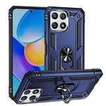 For Honor Play6T Pro / X8 / X30i Shockproof TPU + PC Phone Case with 360 Degree Rotating Holder(Blue)