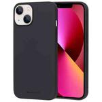 For iPhone 14 GOOSPERY SOFT FEELING Liquid TPU Phone Case (Black)