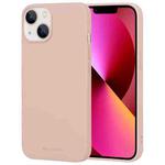 For iPhone 14 Plus GOOSPERY SOFT FEELING Liquid TPU Phone Case (Light Pink)