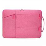 C310 Portable Casual Laptop Handbag, Size:15.6-17 inch(Pink)