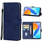 For Asus Zenfone 9 Leather Phone Case(Blue)