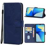 For vivo Y30 5G Leather Phone Case(Blue)