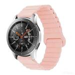 For Xiaomi Haylou Smart Watch 2 LS02 / RS4 / RS4 Plus Reverse Buckle Magnetic Silicone Watch Band(Pink)