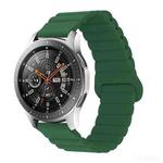 For Xiaomi Haylou Smart Watch 2 LS02 / RS4 / RS4 Plus Reverse Buckle Magnetic Silicone Watch Band(Green)