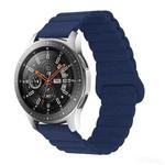 For Xiaomi Haylou Smart Watch 2 LS02 / RS4 / RS4 Plus Reverse Buckle Magnetic Silicone Watch Band(Midnight Blue)