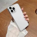 For iPhone 14 Pro Frosted Skin Feel 2 in 1 Phone Case(Transparent)