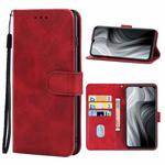 For Realme V20 5G Leather Phone Case(Red)