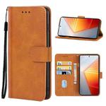 For vivo iQOO 9T Leather Phone Case(Brown)
