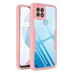 For Realme C21 360 Degrees Full Coverage Phone Case(Pink)