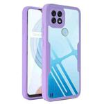 For Realme C21 360 Degrees Full Coverage Phone Case(Purple)