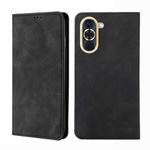 For Huawei nova 10 Skin Feel Magnetic Horizontal Flip Leather Phone Case(Black)