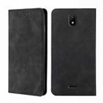 For Nokia C100 Skin Feel Magnetic Horizontal Flip Leather Phone Case(Black)