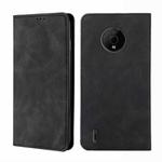 For Nokia C200 Skin Feel Magnetic Horizontal Flip Leather Phone Case(Black)