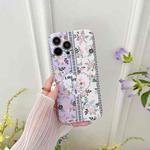 For iPhone 13 Pro Max Small Floral TPU Phone Case (B)