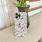 For iPhone 13 Pro Max Small Floral TPU Phone Case (C)
