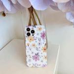 For iPhone 13 Pro Small Floral TPU Phone Case (F)