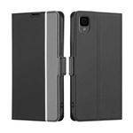 For TCL 30 Z T602DL Twill Texture Side Button Leather Phone Case(Black)