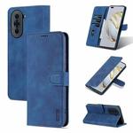 For Huawei nova 10 AZNS Skin Feel Calf Texture Flip Leather Phone Case(Blue)