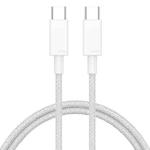 100W USB-C / Type-C to USB-C / Type-C Fast Charging Data Cable, Length:1m(White)