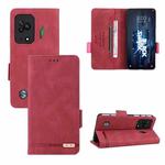 For Xiaomi Black Shark 5 Magnetic Clasp Flip Leather Phone Case(Red)