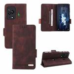 For Xiaomi Black Shark 5 Pro Magnetic Clasp Flip Leather Phone Case(Brown)
