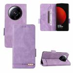 For Xiaomi 12S Ultra Magnetic Clasp Flip Leather Phone Case(Purple)