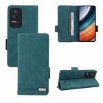 For Xiaomi Redmi K40S 5G / K40S Pro 5G / Poco F4 Magnetic Clasp Flip Leather Phone Case(Green)