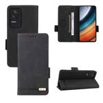 For Xiaomi Redmi K40S 5G / K40S Pro 5G / Poco F4 Magnetic Clasp Flip Leather Phone Case(Black)