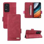 For Xiaomi Redmi K40S 5G / K40S Pro 5G / Poco F4 Magnetic Clasp Flip Leather Phone Case(Red)